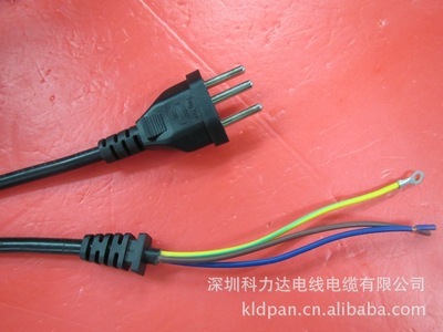 纯净铜芯 瑞士品牌电源线 深圳科力达品质保障，芯工业用电首选